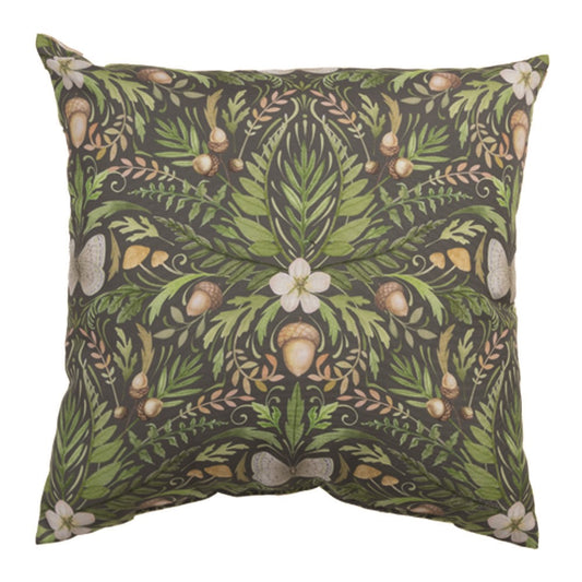 Cottage Ferns Climaweave 18 inch Throw Pillow-Indoor/Outdoor