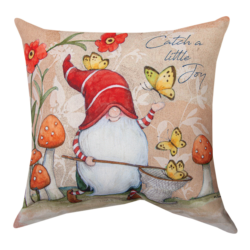 Forest Gnomes Climaweave Pillow 18" Indoor/Outdoor