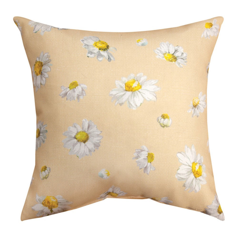 Floursack Herbs Daisy Climaweave Pillow 18" Indoor/Outdoor