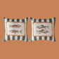 Gone Fishing Green Climaweave Pillow 18" x 18"