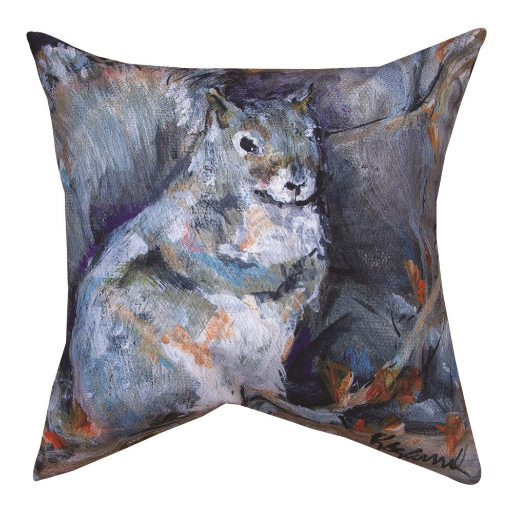 Grey Squirrel Climaweave Pillow 18" Indoor/Outdoor