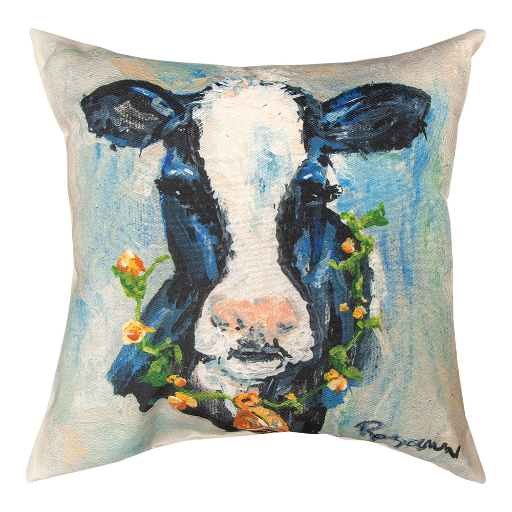 Cow Climaweave Pillow 18" Indoor/Outdoor