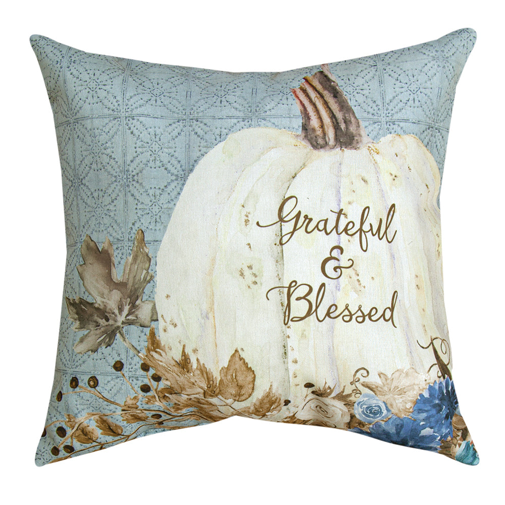 Happy Fall Faith Climaweave Pillow 18" Indoor/Outdoor