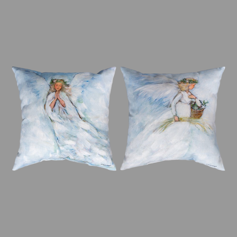 Holiday Tidings - Angel Climaweave Pillow 18" x 18"