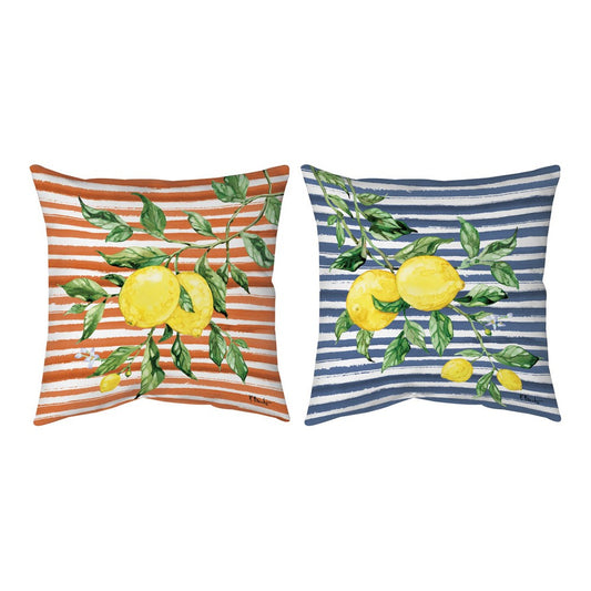 Juicy Lemon Vine Climaweave Pillow 18" Pillow