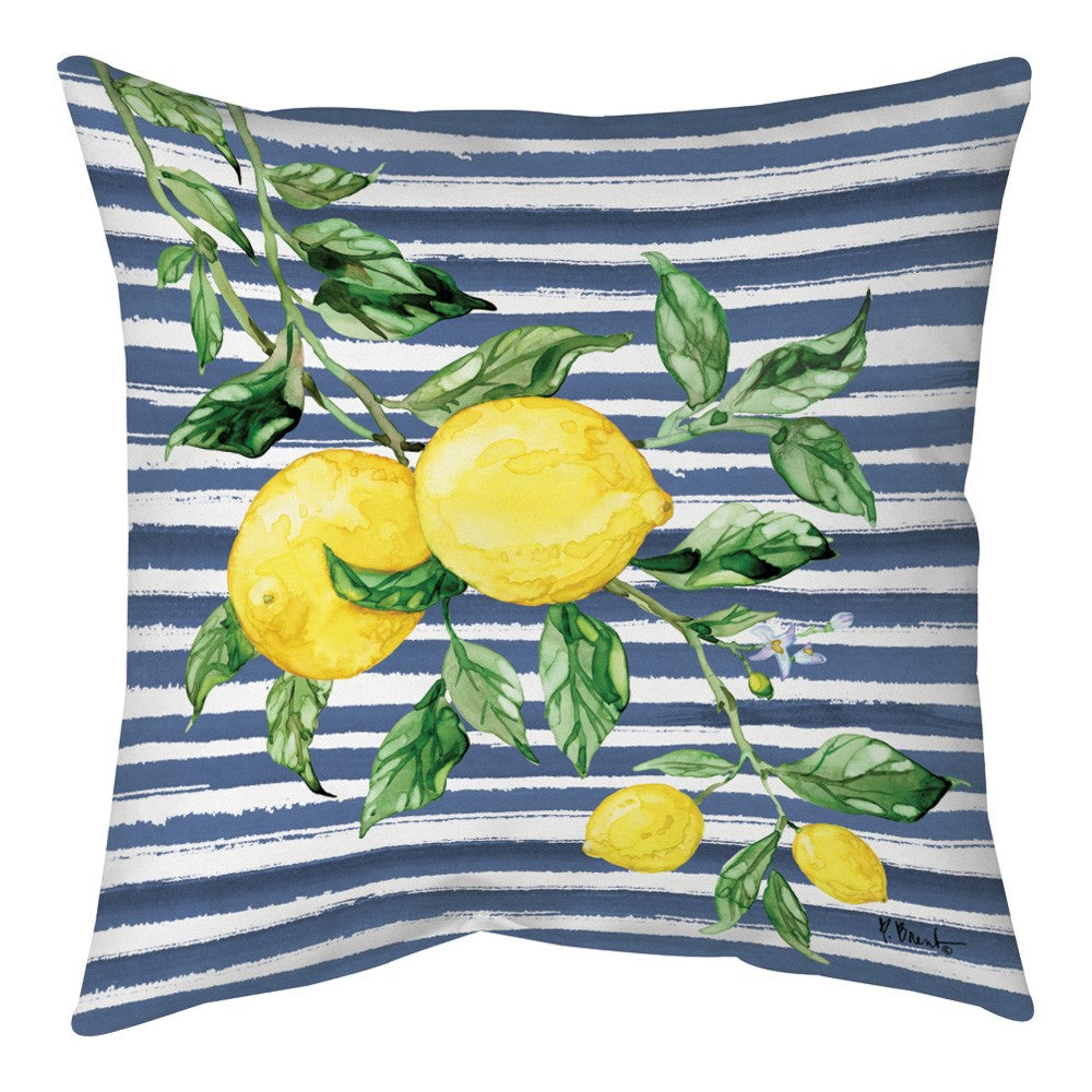 Juicy Lemon Vine Climaweave Pillow 18" Pillow