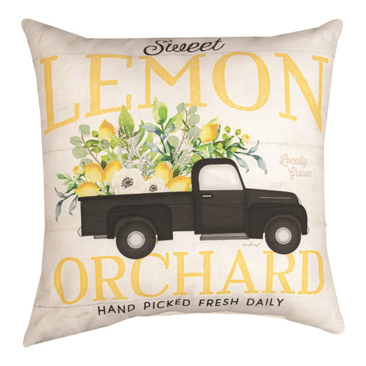 Lemon Orchard Climaweave Pillow 18" Indoor/Outdoor
