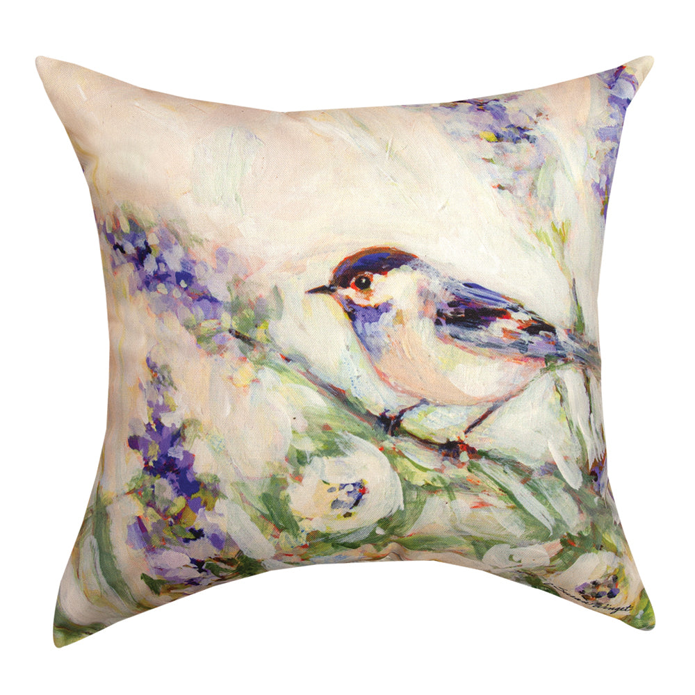 Meadowbrook Birds Climaweave Pillow 18" Indoor/Outdoor