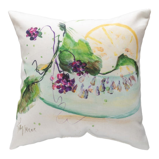 Melon Lemon And Berries Climaweave Pillow 18x18