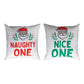 Naughty Or Nice Climaweave Pillow 18" Pillow