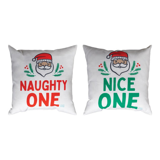 Naughty Or Nice Climaweave Pillow 18" Pillow