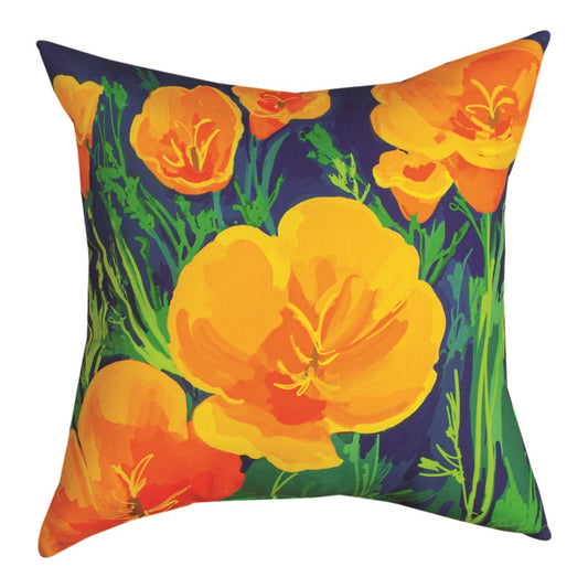 Poppies Climaweave Pillow 18"