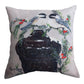 Chickadee's On Mailbox Climaweave Pillow 18" x 18"