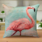 Pink Flamingo Climaweave Pillow 18" Indoor/Outdoor