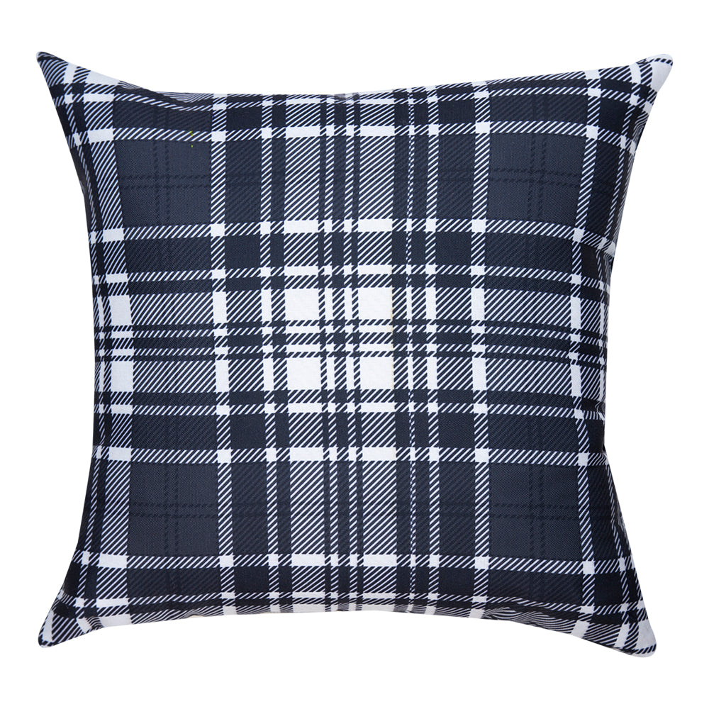 Plaid Holidays Nick Tree Farm Climaweave Pillow 18" Indoor/Outdoor