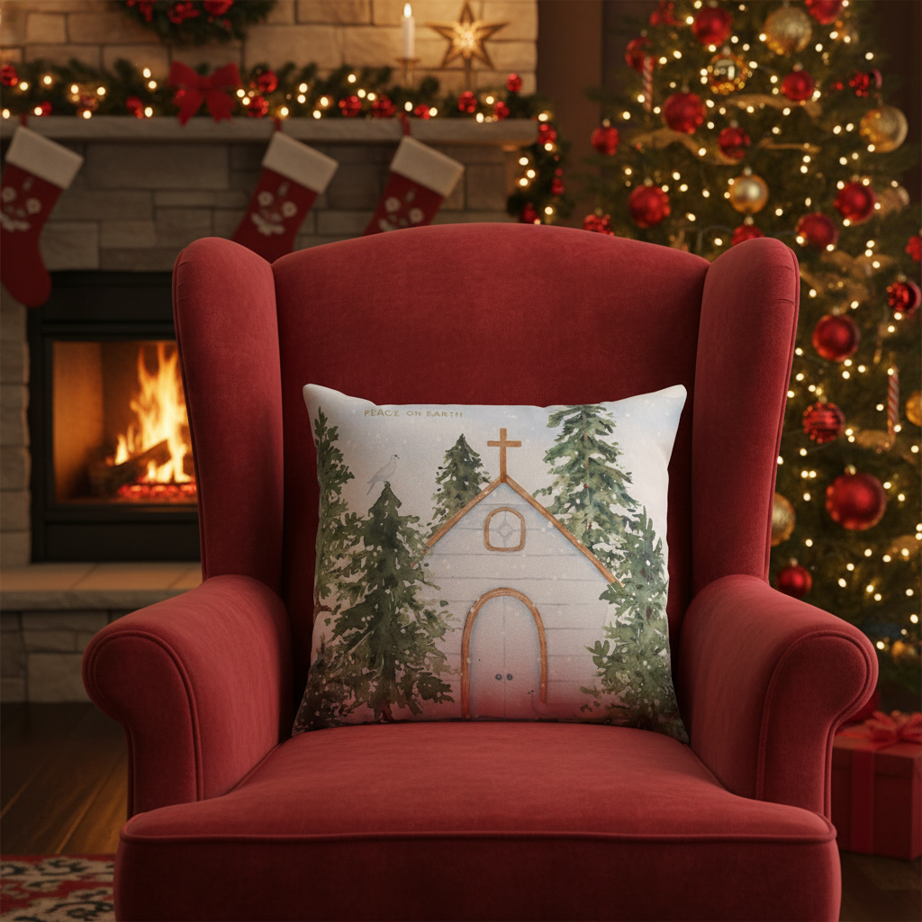 Peace On Earth Climaweave Pillow 18x18