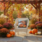 Pumpkin On The Floor Climaweave Pillow 18x18