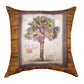 Palm Trees Brown 2 Climaweave Pillow 18" Indoor/Outdoor