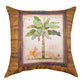 Palm Trees Brown Climaweave Pillow 18" Indoor/Outdoor