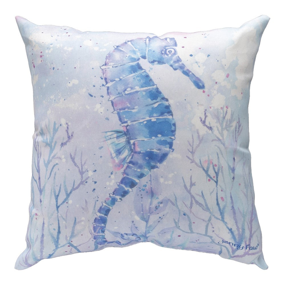 Sea Creatures With Crab Climaweave Pillow 18x18
