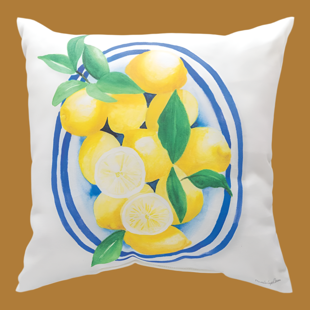Spanish Lemons Climaweave Pillow 18x18