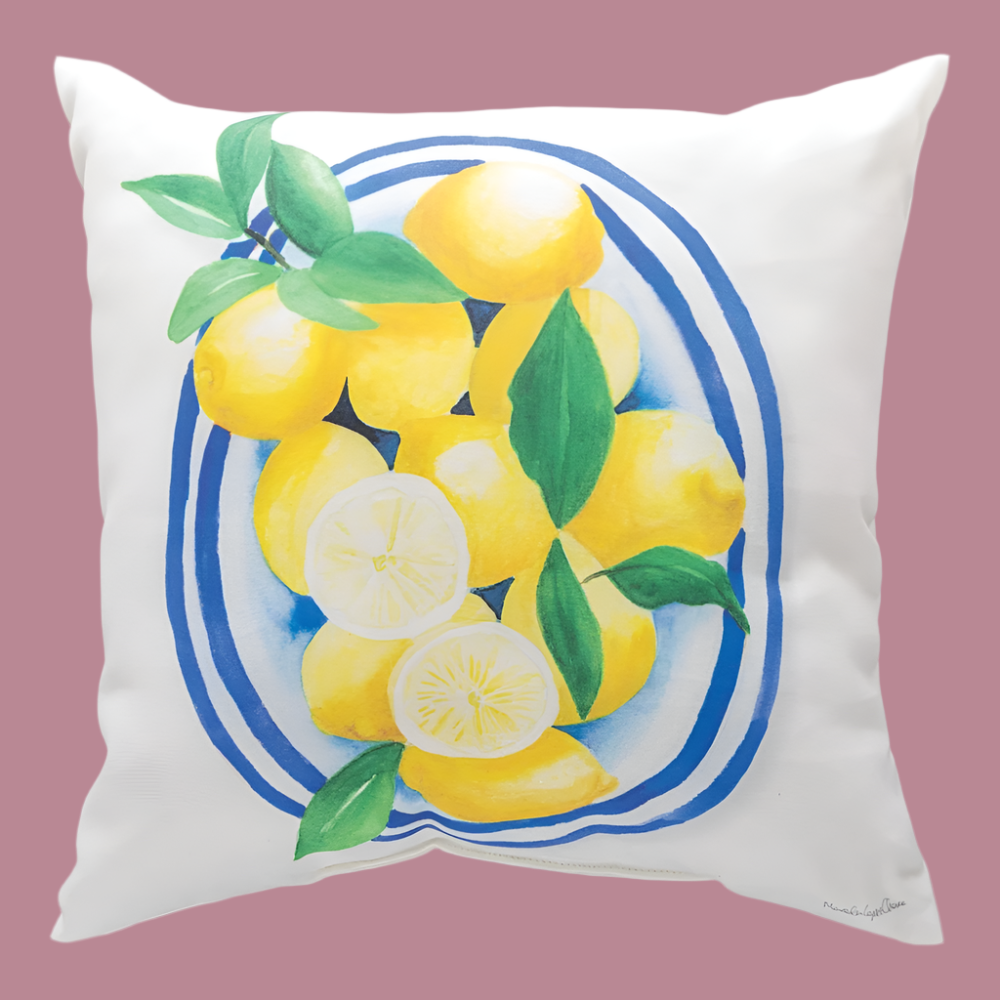 Spanish Lemons Climaweave Pillow 18x18