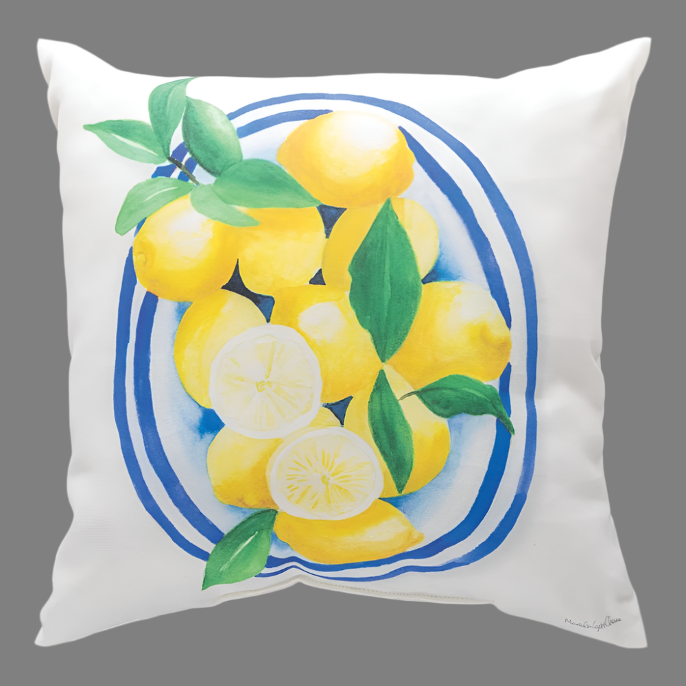 Spanish Lemons Climaweave Pillow 18x18