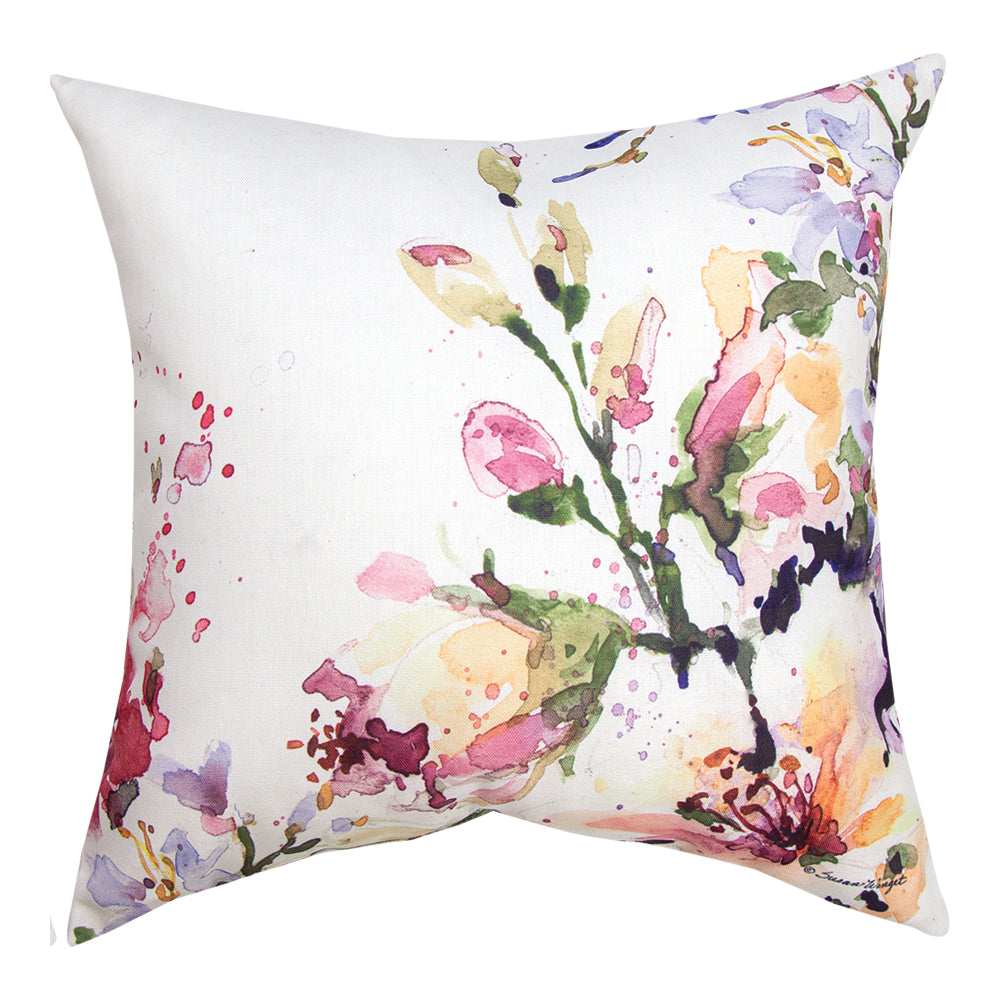 Spring Meadow Florals Climaweave Pillow 18" Indoor/Outdoor