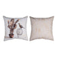 Succulents And Bird 18X18 Climaweave Pillow Indoor/Outdoor