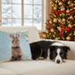 Winter Bunny Climaweave Pillow 18x18
