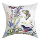 Watercolor Birds And Butterflies Climaweave Pillow 18" Indoor/Outdoor