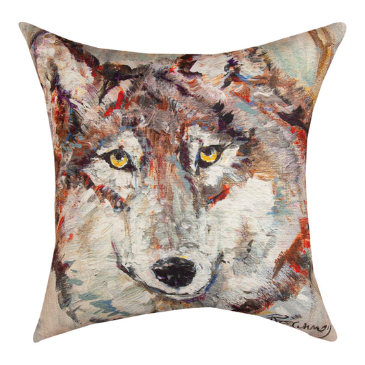 Wolf Head Climaweave Pillow 18" Indoor/Outdoor