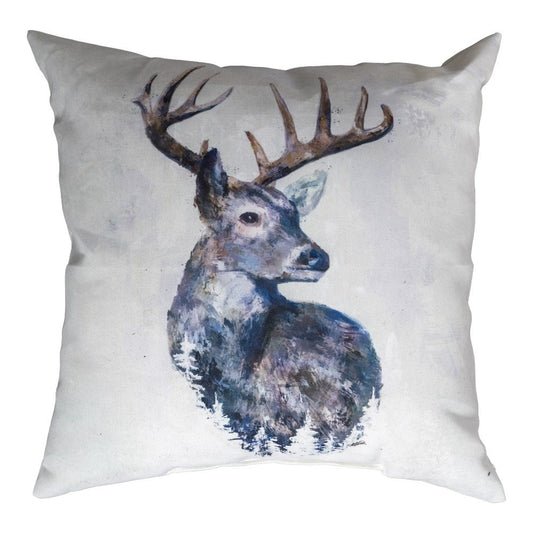Whispers Of The Wild - Deer Climaweave Pillow 18" x 18"