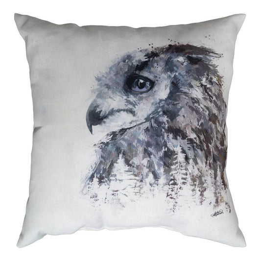 Whispers Of The Wild - Owl Climaweave Pillow 18" x 18"