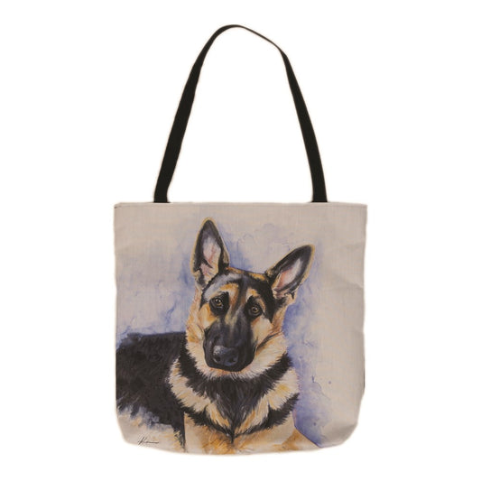 German Shepherd 18 inch Printed Tote