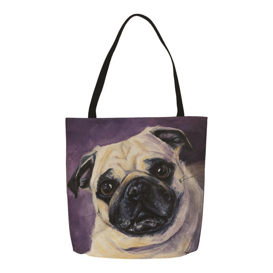 Pug 18 inch Printed Tote