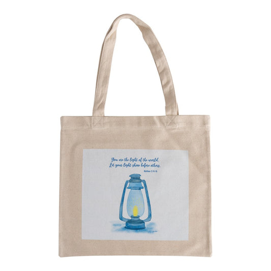 He Provides - You Are The Light Tote 18" x 18"