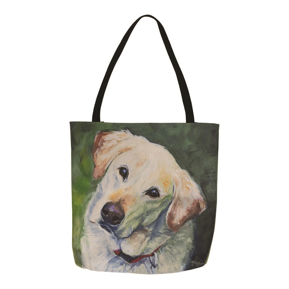 Yellow Lab 18 inch Printed Tote