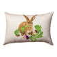 Bunny Trail Pillow - 12.5x8.5 Throw Pillow