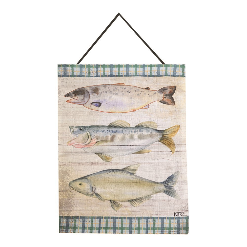 Lodge Fishing Printed Bannerette 13x18 inch with hanger