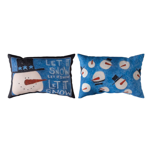 Let It Snow Climaweave Word Pillow 12.5" x 8"
