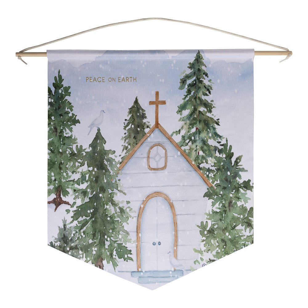 Peace On Earth Pennant 18x21