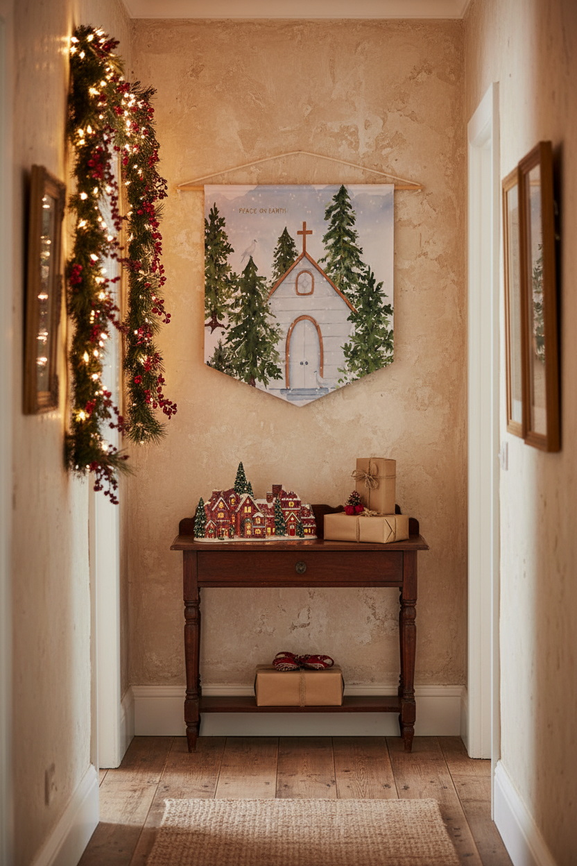 Peace On Earth Pennant 18x21