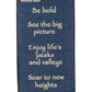 Advice From Alaska-9X41 Woven Tapestry Bell Pull