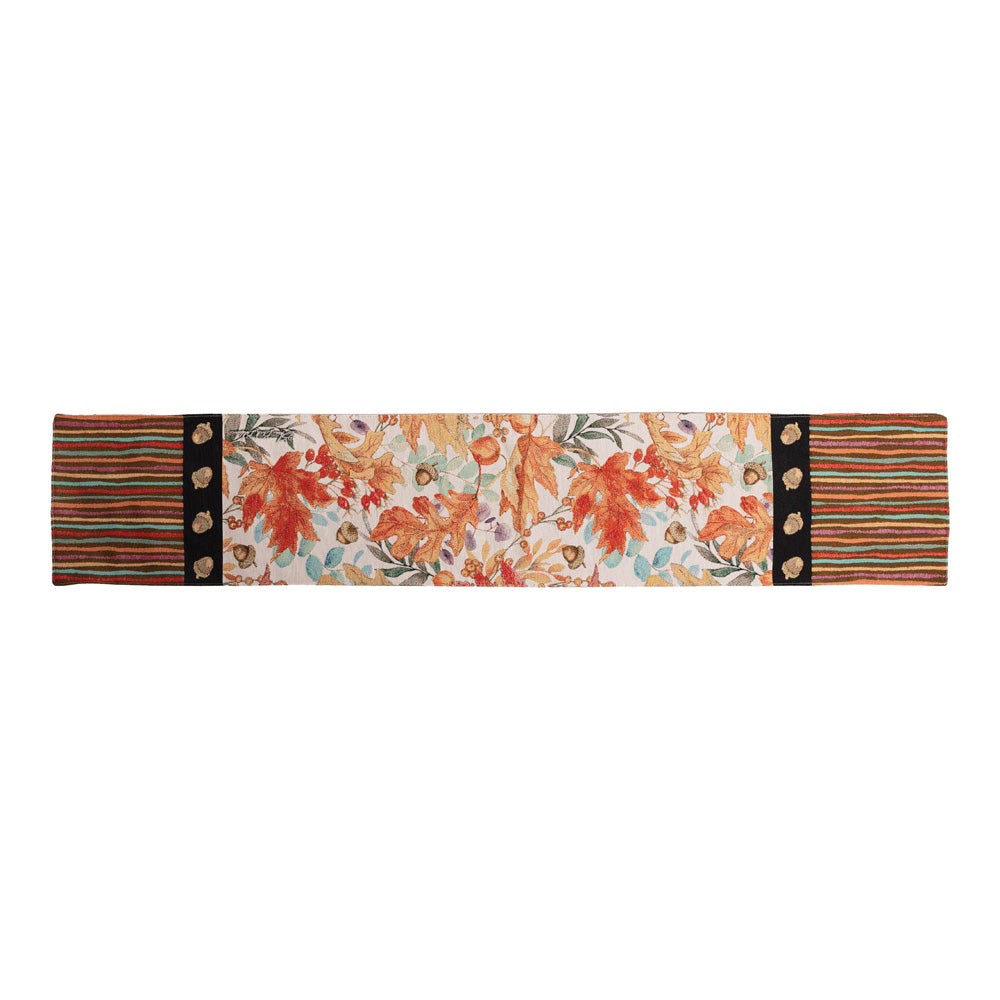 Autumn Colors Woven Runner 72 Inch