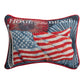 Home of the Brave Woven Tapestry Pillow 18x13