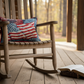 Home of the Brave Woven Tapestry Pillow 18x13