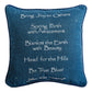 Advice From A Bluebonnet Pillow 17" Tapestry Pillow