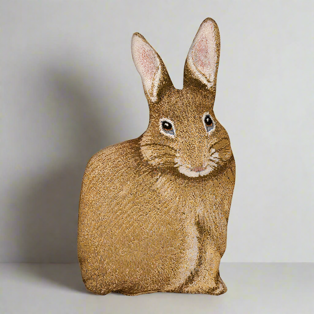 Hare Raising Shaped Pillow