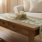 Coastal Toile Woven Tapestry Runner 72 Inch